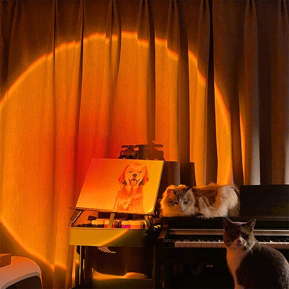 180 Degree Rotation Sunset Lamp Projector
