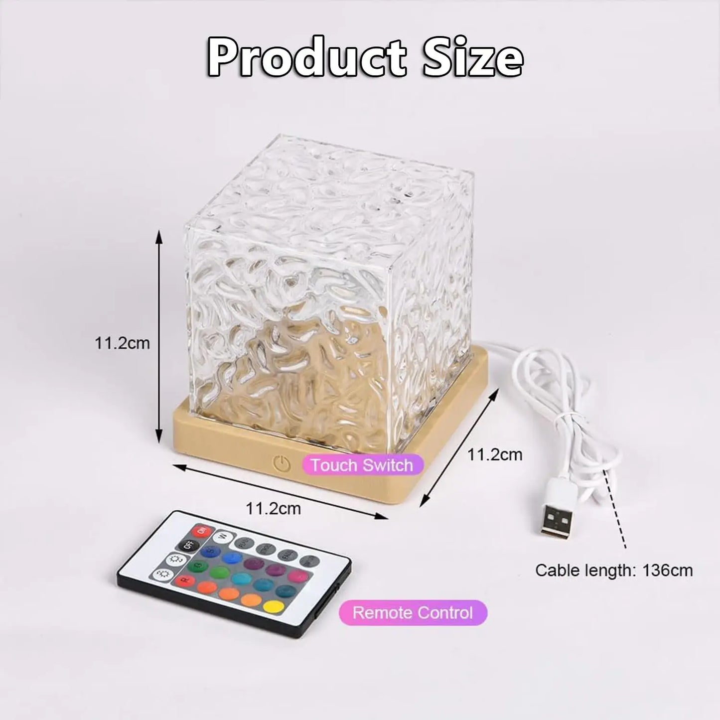 Ocean Wave Lamp Water Projector (16 Colors!)