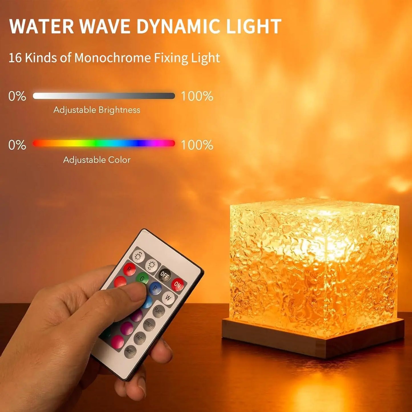 Ocean Wave Lamp Water Projector (16 Colors!)