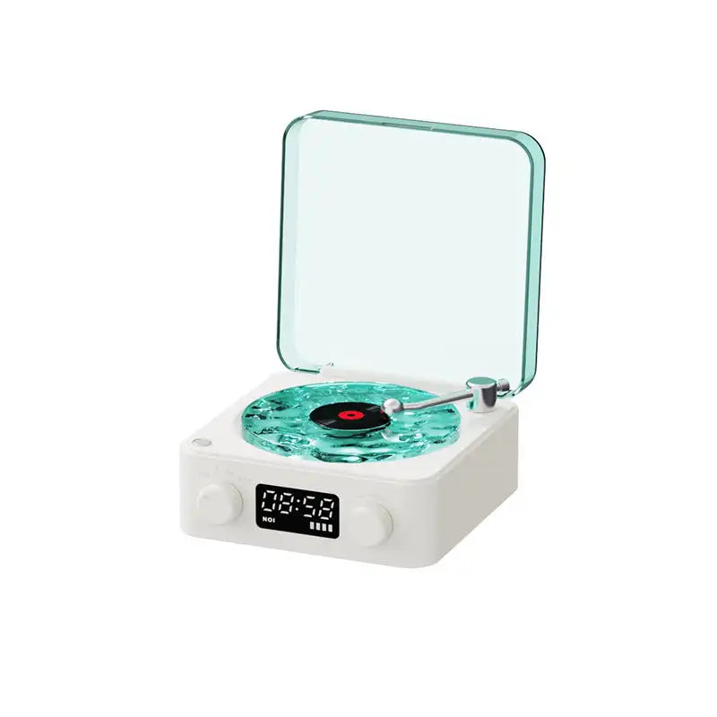 Multi-Function Retro Ocean Wave Record Player
