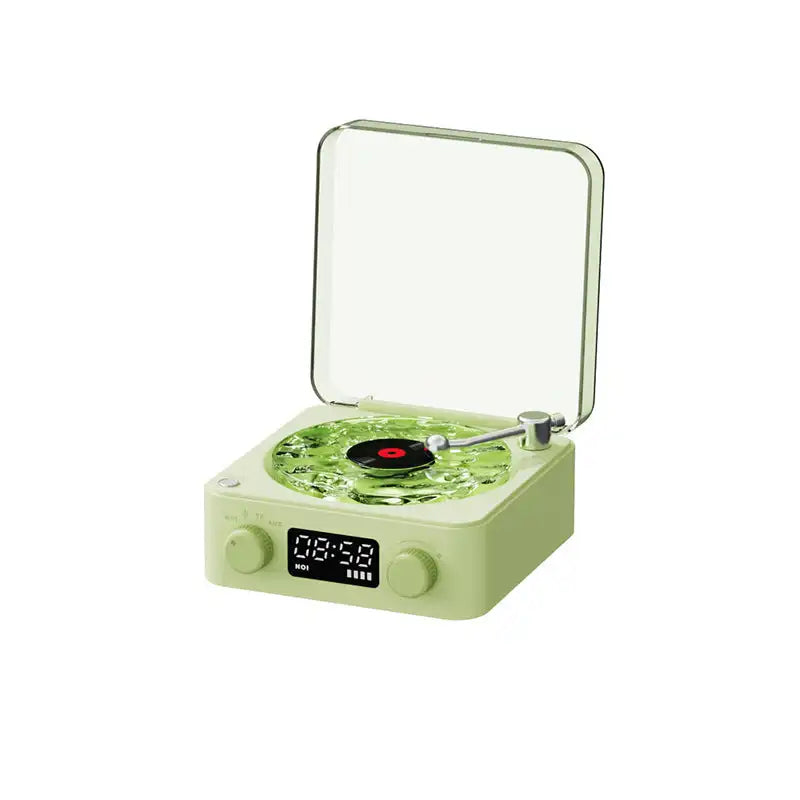 Multi-Function Retro Ocean Wave Record Player