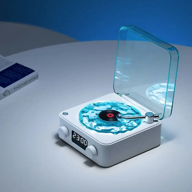 Multi-Function Retro Ocean Wave Record Player