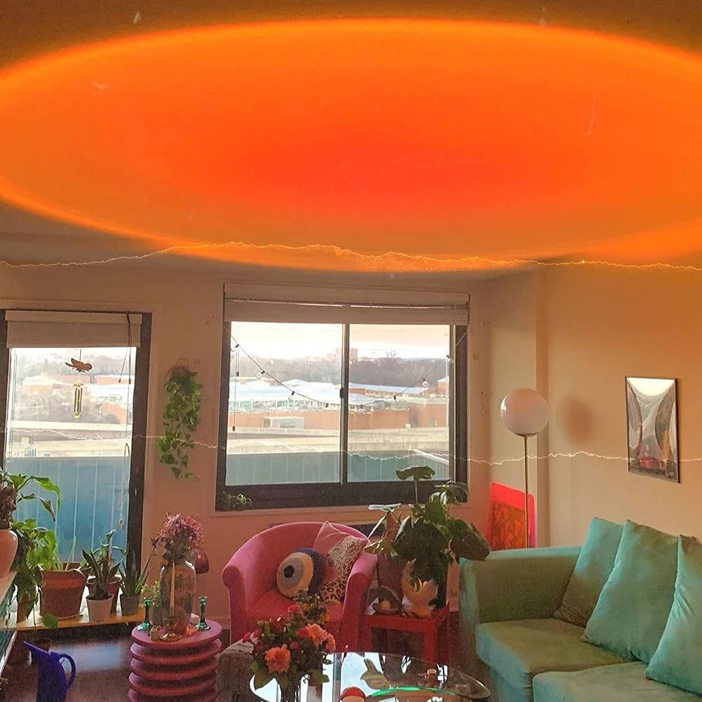180 Degree Rotation Sunset Lamp Projector