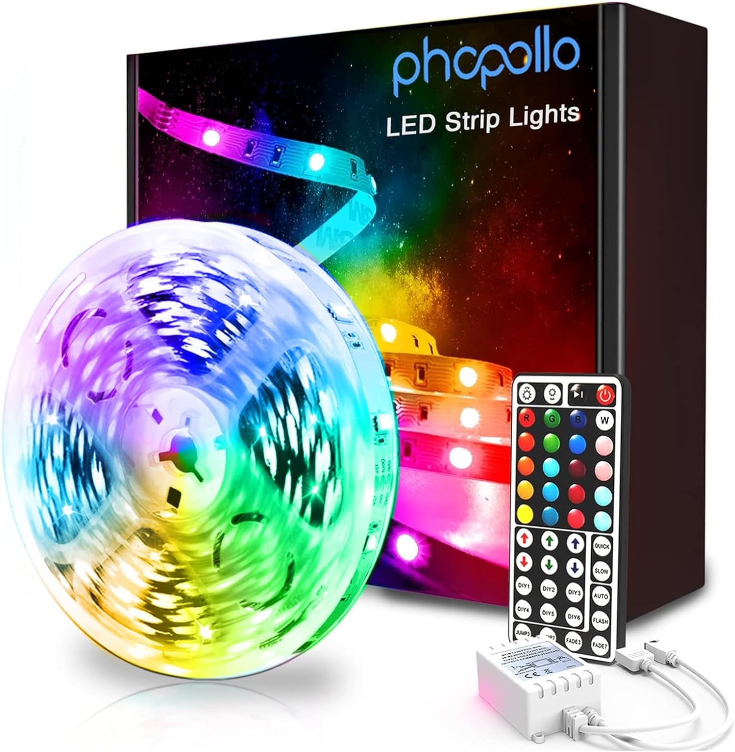 32.8 ft. Color-Changing LED Strip Lights